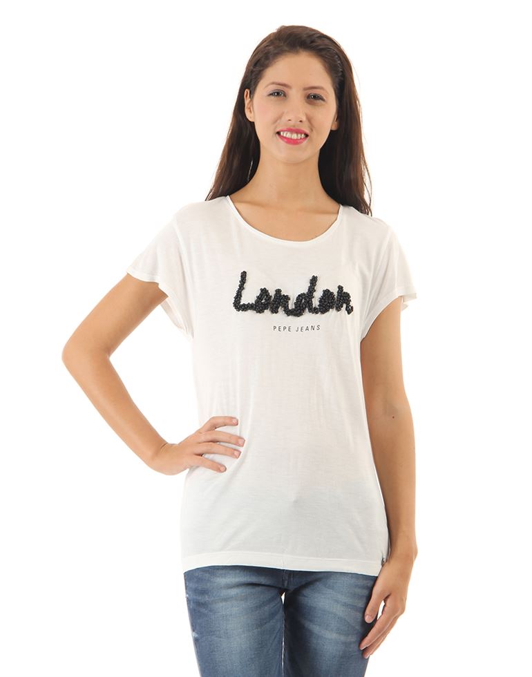 Pepe Jeans London Women Solid T-Shirt